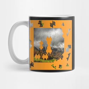 Great Smokey Mountains puzzle Mug